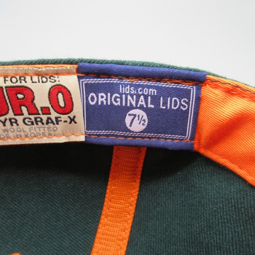Vintage Hawaii Rainbow Warriors Hat Cap 7.5 Green Graf-X College Sports Adult - Picture 12 of 14