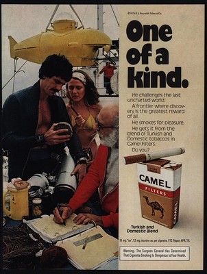 1976 Yellow Miniature Submarine - CAMEL Cigarettes & Camel ...