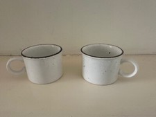 Midwinter Stonehenge speckled coffee cups in plain design 
