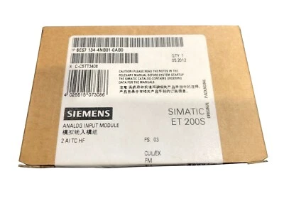 6ES7134-4NB01-0AB0 Neu Siemens Simatic 6ES7 134-4NB01-0AB0 Analog Input Modul - Bild 1 von 4