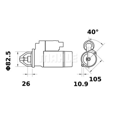 Genuine MAHLE Starter Motor MS 30 Top German Quality for sale  