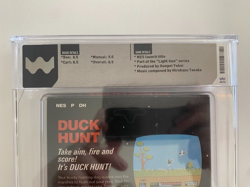 1985 Duck Hunt Hangtab Wata 8.5 NES CIB - Picture 13 of 14
