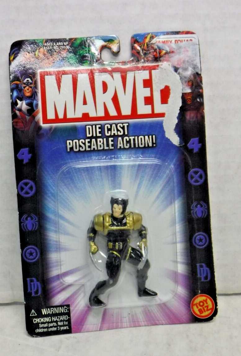 Wolverine Stealth Suit Marvel Toybiz Die-Cast Poseable Action