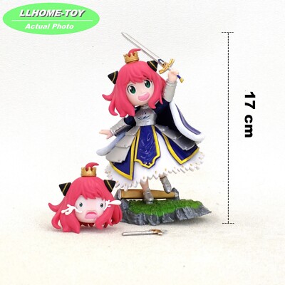 Anime Spy Anya Forger COS Saber changeable Face cute PVC action Figure Toy Gift