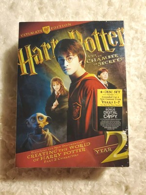 Harry Potter & the Chamber of Secrets (Ultimate Edition DVD) 4-Disc Box Set NEW