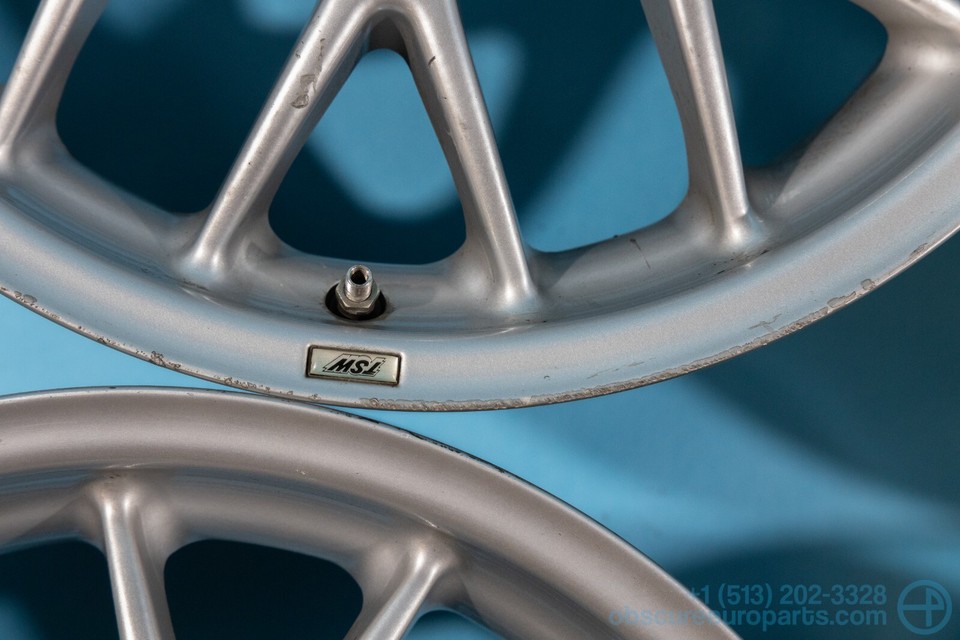 Used TSW Hockenheim R Wheel Set Silver 17x8J ET15 5x120 BMW 3 E36 E46 ...