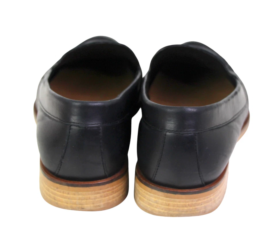 ZAPATOS MOCASINES SIN CORDONES EVERLANE NEGROS DE CUERO GENUINO TACÓN BAJO PUNTA ALMENDRA Talla 10 Foto 4 de 4