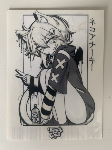 Gamer Supps GG Waifu Cups x Totless: Neko Anarchy Shaker Cup + Sticker SOLD OUT - Afbeelding 3 van 11