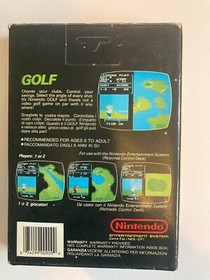Golf NES &ndash; Mattel PAL B &ndash; Rare 5-Screw Cartridge &ndash; Complete in Box with Manual