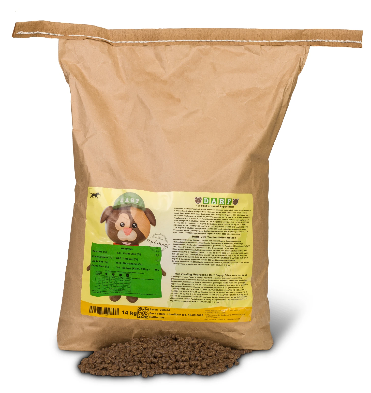Darf Complete Dry Dog Food for Puppies