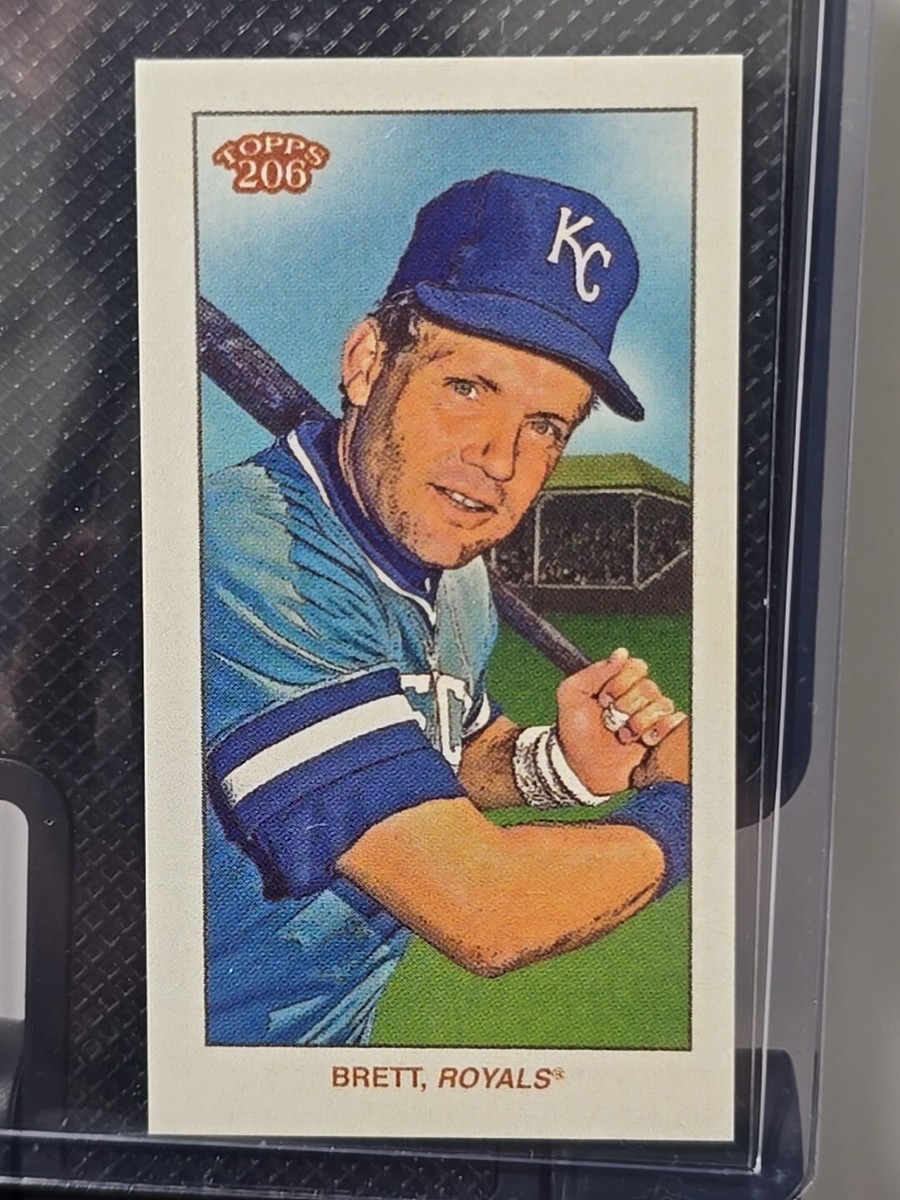 rare george brett cards 2023 Topps 206 Low Series George Brett Blank Back Parallel /10 Rare, Royals  HOF