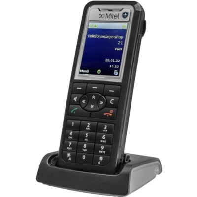 Mitel 622dt Telefon schwarz inkl. Ladeschale Erweiterungshandgerät schnurlos NEU