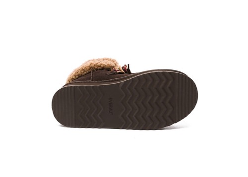 EVERAU® UGG Boots Women Australia Genuine Sheepskin Wool Platform Nonslip Honour - Picture 48 of 60