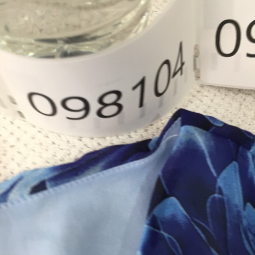 Autograph womens maxi dress size 16 blue floral 3/4 sleeve Vneck belt 098104 - Picture 8 of 8