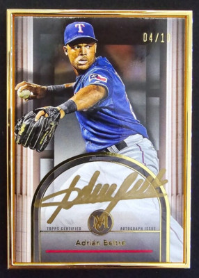 2024 Topps Museum Adrian Beltre Gold Frame Auto /10 RARE!! | eBay