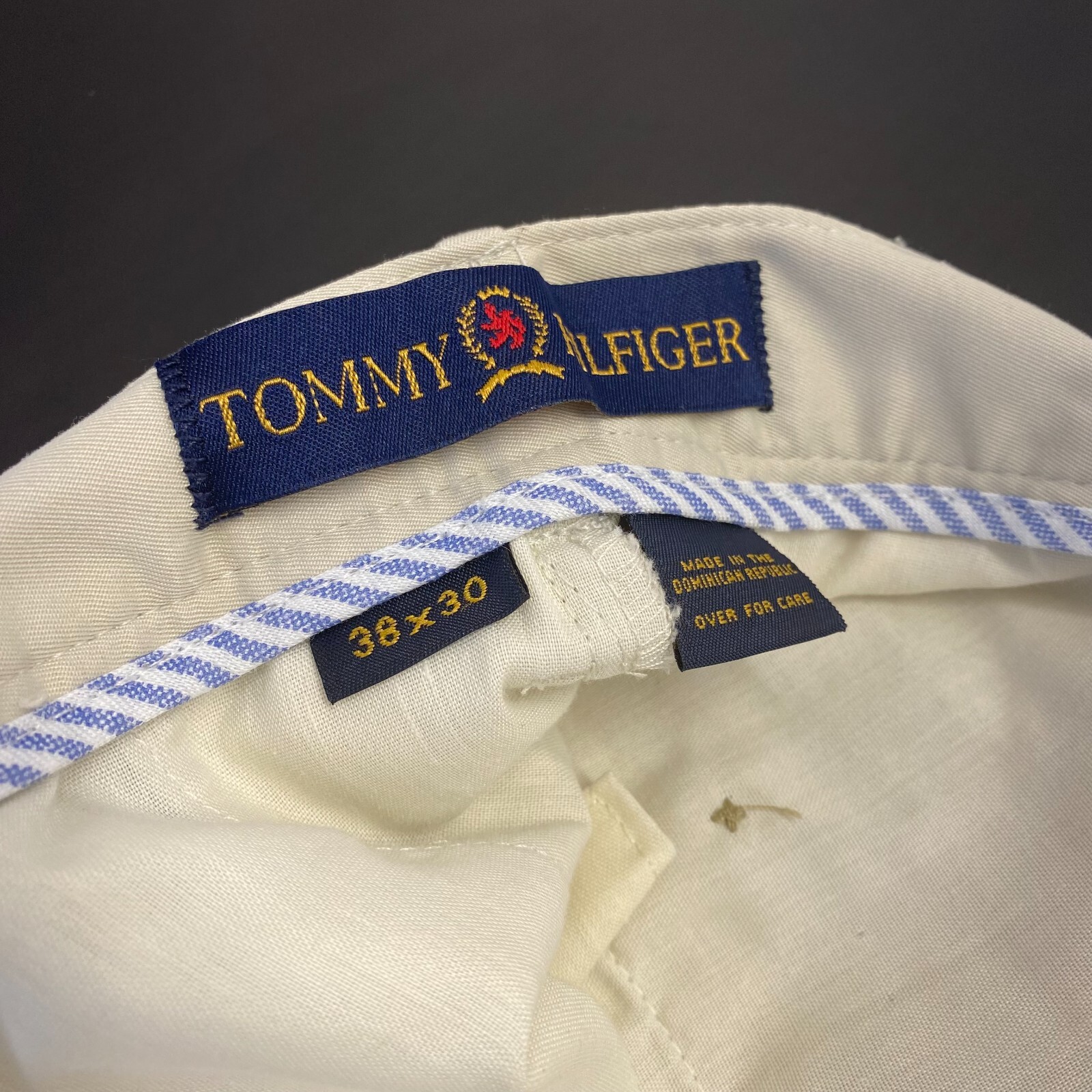 Vintage 90s Tommy Hilfiger Mens Size 38x30 Dress Pants Beige casual thumbnail 4