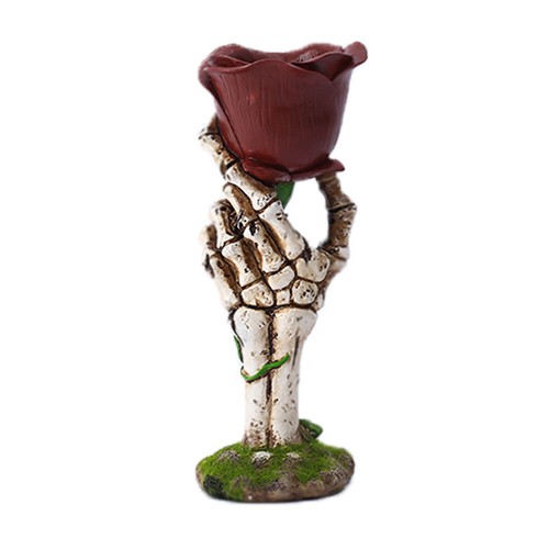 Halloween Desktop Tealight Candle Holders Resin Gothic Style for Home