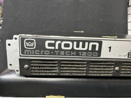 Crown Micro-Tech 1200 power amp - Picture 2 of 9