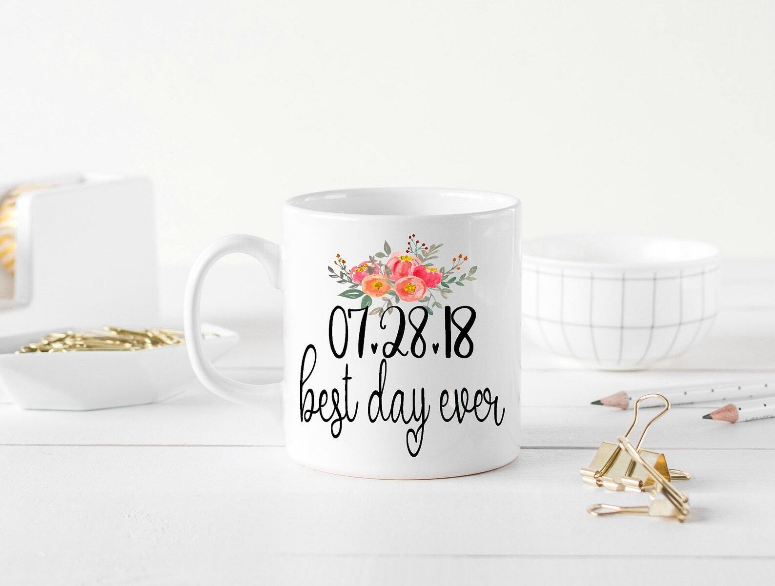 Best Day Ever Wedding Mug Wedding Gift Bride Muggift Gift For Bride