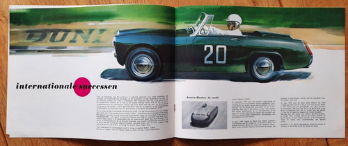 AUSTIN HEALEY SPRITE MkIII car sales brochure. Dutch text catalogue / prospekt - Picture 4 of 8