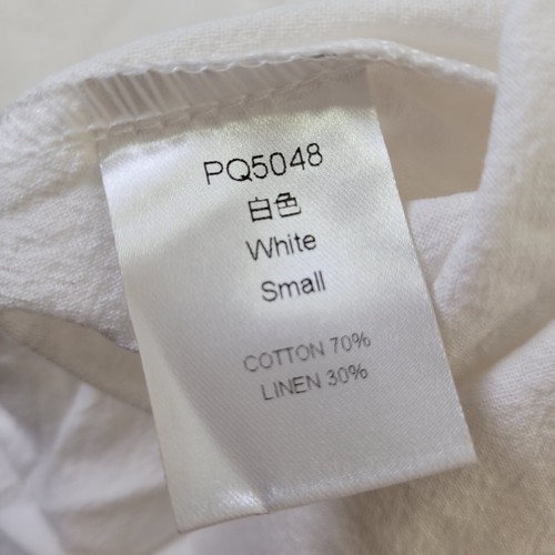 Women Scrub Dress Wrap Short Sleeve V-Neck Casual Dress With Pockets White Small - Picture 8 of 10