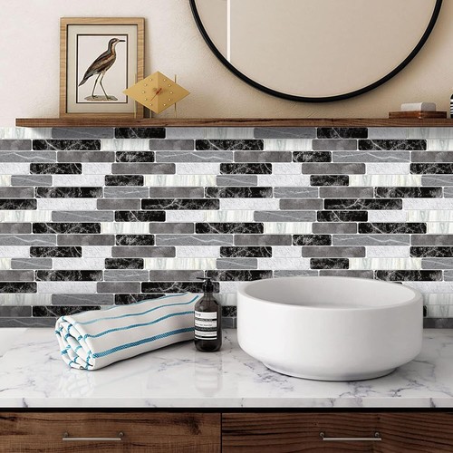 Peel and Stick Backsplash Wallpaper, Waterproof, Self Adhesive Removable Wall... - Picture 3 of 11