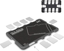 10 Slots Micro SD Card Holder Case Storage Organizer, Ultra Slim Credit Card