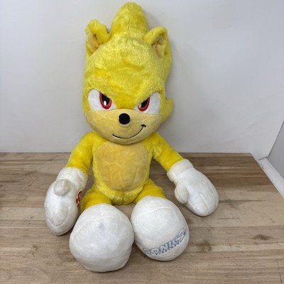 Build A Bear Super Sonic 17'' Yellow Plush Sonic The Hedgehog 2