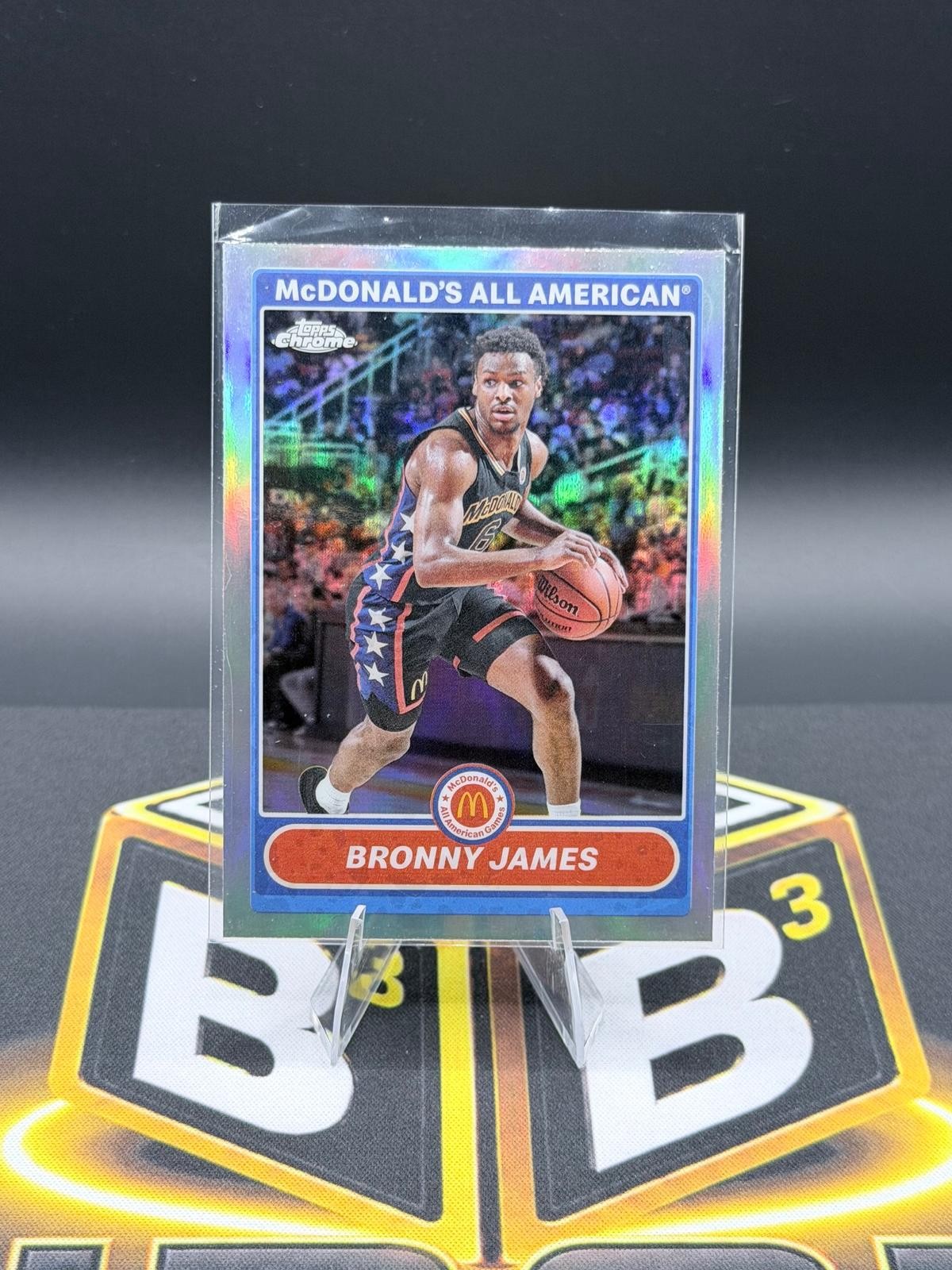 2023 Topps Chrome McDonald's All American #2K7-7 Bronny James Refractor