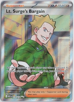 Lt. Surge's Bargain Ultra Rare ME01: Mega Evolution 170/132 NM