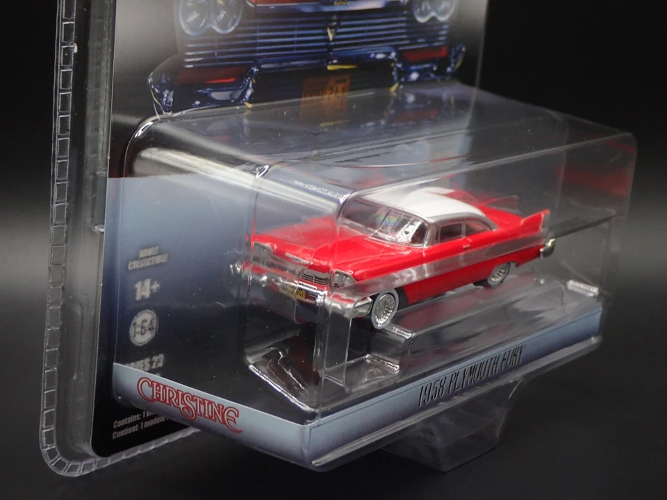 2025 GREENLIGHT CHRISTINE 1958 PLYMOUTH FURY HOLLYWOOD SERIES 23 1:64 - Image 4 of 4