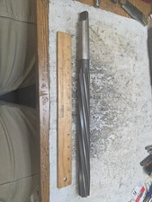 NATIONAL 1" HSS SPIRAL REAMER MORSE #3 TAPERED Shank Spiral 8 Flute 695RR