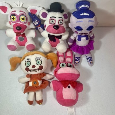 FIVE NIGHTS AT FREDDYS 2017 9  Plush LOT RARE Bonnet Bonnie Freddy Foxy Circus