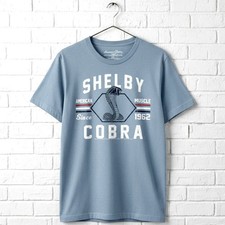Shelby Cobra American Muscle Car Men's T Shirt 1962 Sports Racing Motoring Top