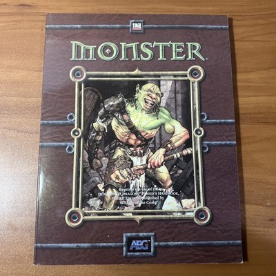 Monster Sourcebook Alderac Entertainment Dungeons & Dragons 3E D&D d20 AEG 8509