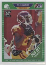 2021 Leaf Pro Set Metal Green Rainbow 25/25 Tyler Vaughns #96 a8x