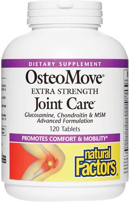 Worldwide 2 X Natural Factors OsteoMove Extra Strength Joint Care -- 120 Table