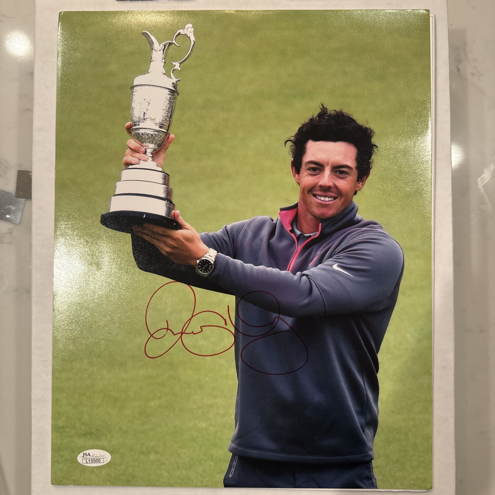 Rory McIlroy Autographed Signed 11X14 Photo JSA COA British Open Masters PGA US Open 