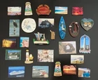 BEACH OCEAN THEME MAGNETS Travel Souvenir Coast Lighthouse Boat Sunset Lot of 26