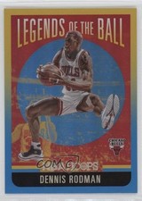2020-21 Panini NBA Hoops Legends of the Ball Dennis Rodman #11 HOF 0c4