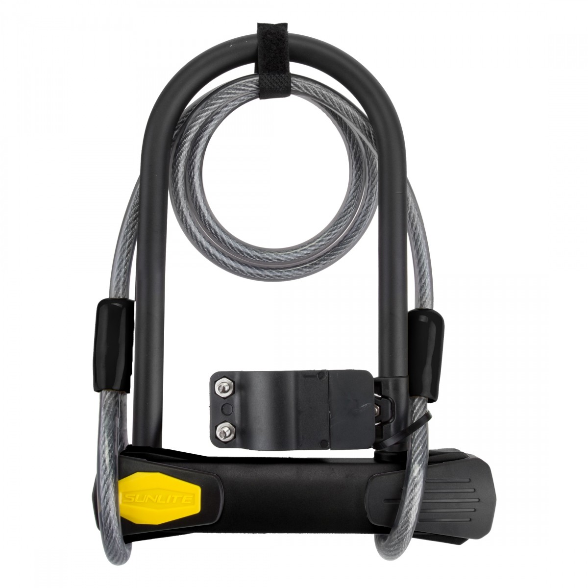 Sunlite Power Shield U Standard Cable Lock with 12mm Hardened Steel Shackle - 7590₽