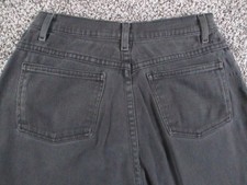 Vintage Sasson Jeans Womens 26x29 Black High Waisted Tapered Leg Denim 80s