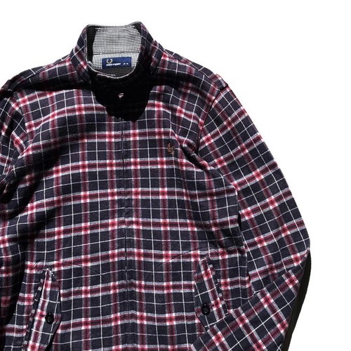 Chaqueta Harrington Fred Perry Vintage a Cuadros M Azul Marino Rojo Blanco... - Imagen 3 de 7