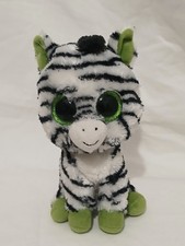 TY Beanie Boo boos - Zig-Zag The Zebra 6" soft toy plush baby.  (25)