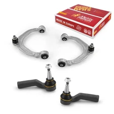 Front Upper Control Arm & Outer Tie Rod End Kit for 2014-2018 BMW X5 15-19 X6