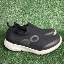 OOFOS OOmg eeZee Low Black Comfort Recovery Shoes Slip On Women's 8.5