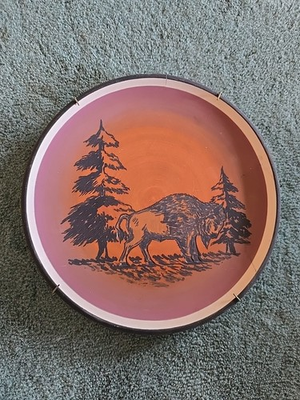 #ad VINTAGE Sioux Pottery Plate $25.00