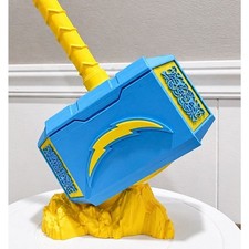 Los Angeles Chargers Thor Hammer Decoration NFL football Gifts Man Cave Desk