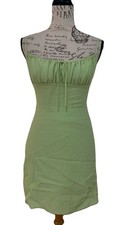 Aritzia Sun*Deh Best Delilah Mini Dress Tie Front Sleeveless Size XS