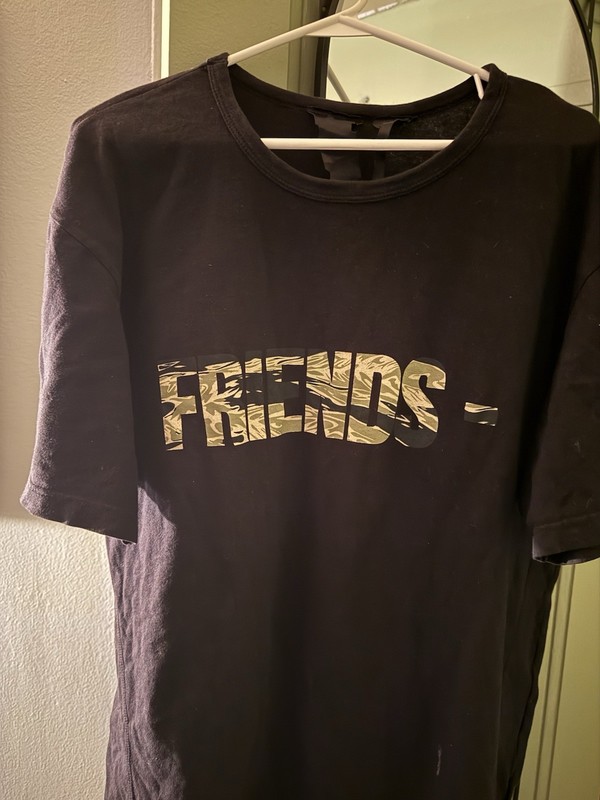 Rare Camo Vlone Friends Shirt ASAP Worldwide ASAP Rocky ASAP MOB Bari Large